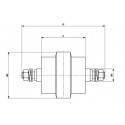 Galet  TEREX 605R / 805R / AM35R / AM37R / HR14 / HR16 / HR18 / HR3.7 / TC29 / TC35 / TC37 / TC48 / TC60 / TC75