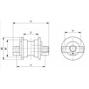 Galet inférieur UF040Z3C