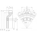 Barbotin CATERPILLAR 304 / 304.5 / 304CR / 304CCR / 305 / 305.5 / 306