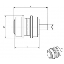 Galet supérieur CASE CK31 / CK35 / CX28 / CX31 / CX35