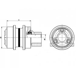 Galet supérieur SUMITOMO SH75X