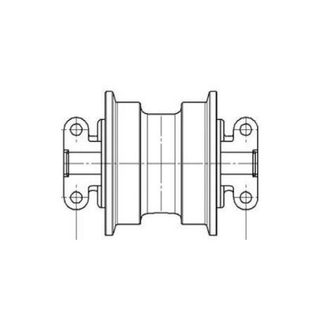 Galet inférieur HANIX H75B / H75C