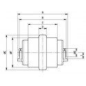 Galet inférieur KUBOTA KX016.4 / KX36.3GL / KX41.3V / U15.3