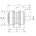 Galet supérieur FERMEC MF128 / MF130 / MF135