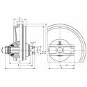 Roue folle CNH E30SR / E35SR DESTOCKAGE!