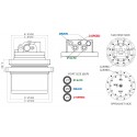 Moteur translation 12+12trous (6 à 9ton)